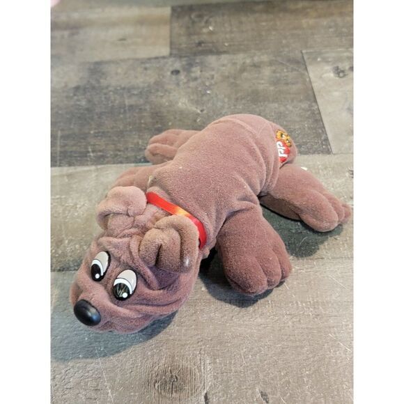Tonka Pound Puppy Rumple skin brown dog plush toy figure - Picture 4 of 4